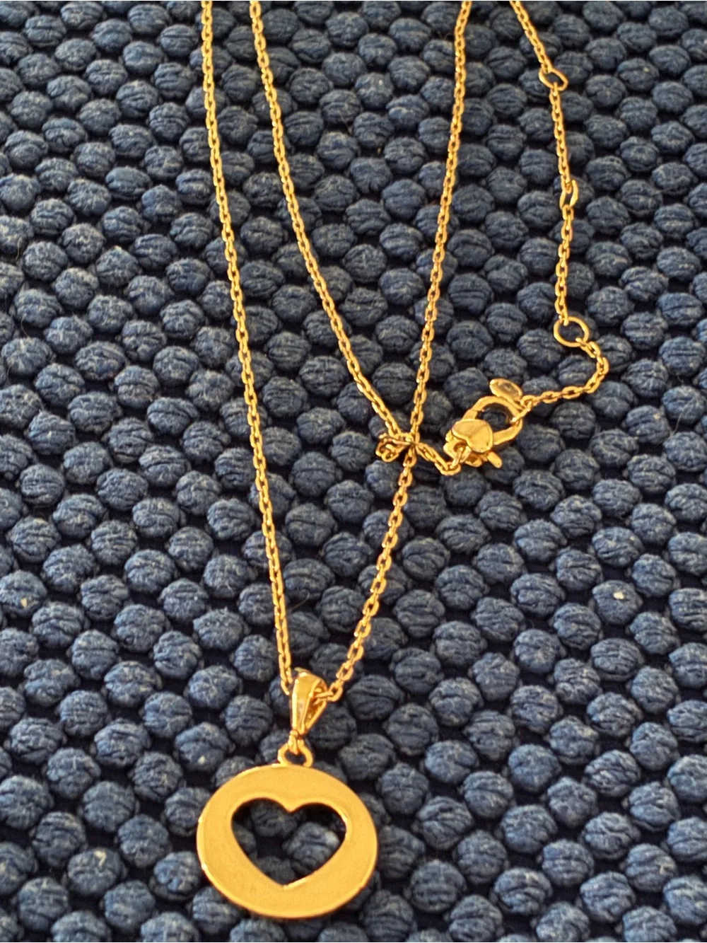 Kate Spade Gold Heart Cutout Pendant Necklace